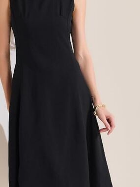 Black Label Black Sleeveless Midi Dress